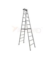 Model No. 200 Aluminium Trestle Ladder for Construction, Painting and Maintenance Work, Professional Access Ladder for Home, Warehouse, Industrial and Contractor Use Applications 